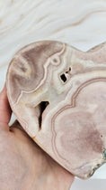 Bild in Galerie-Betrachter laden, Druzy Pink Amethyst Herz (110it)
