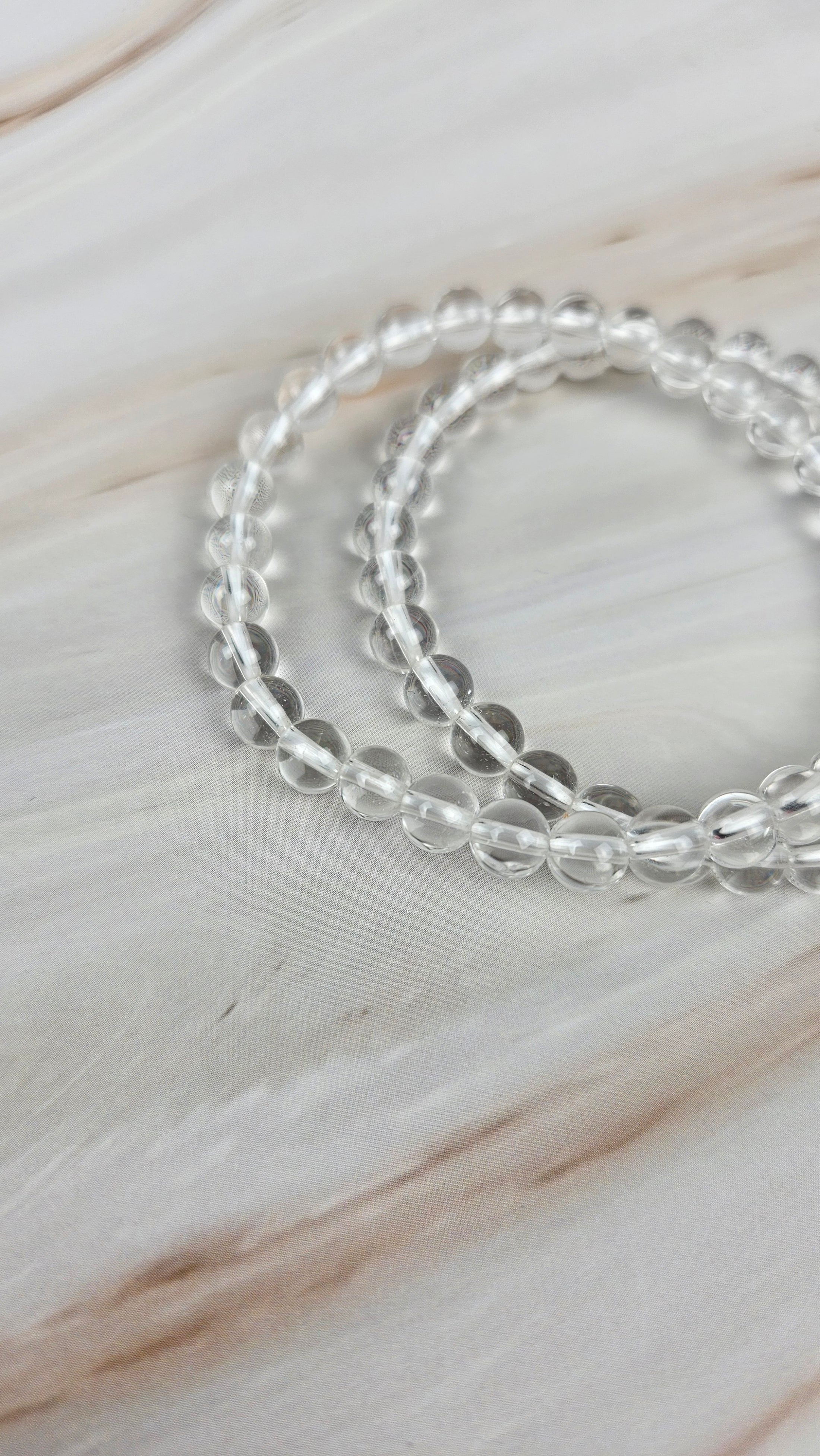 Bergkristall Kugelarmband (10ber)
