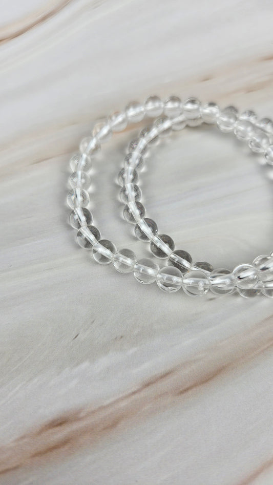 Bergkristall Kugelarmband (10ber)