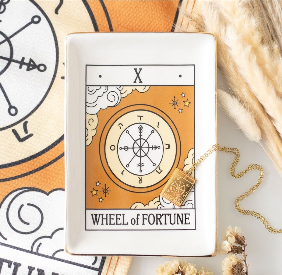 Das Rad des Glücks Vintage Tarot - Schmuckschale
