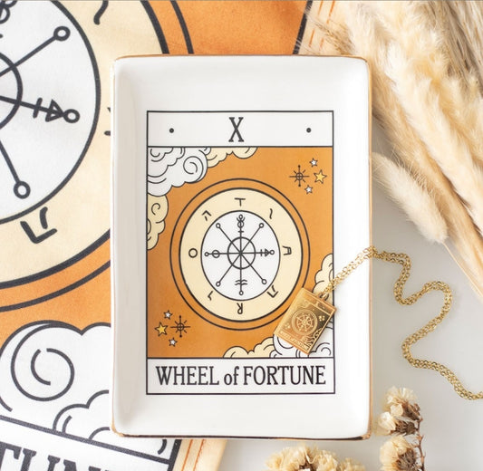 Das Rad des Glücks Vintage Tarot - Schmuckschale