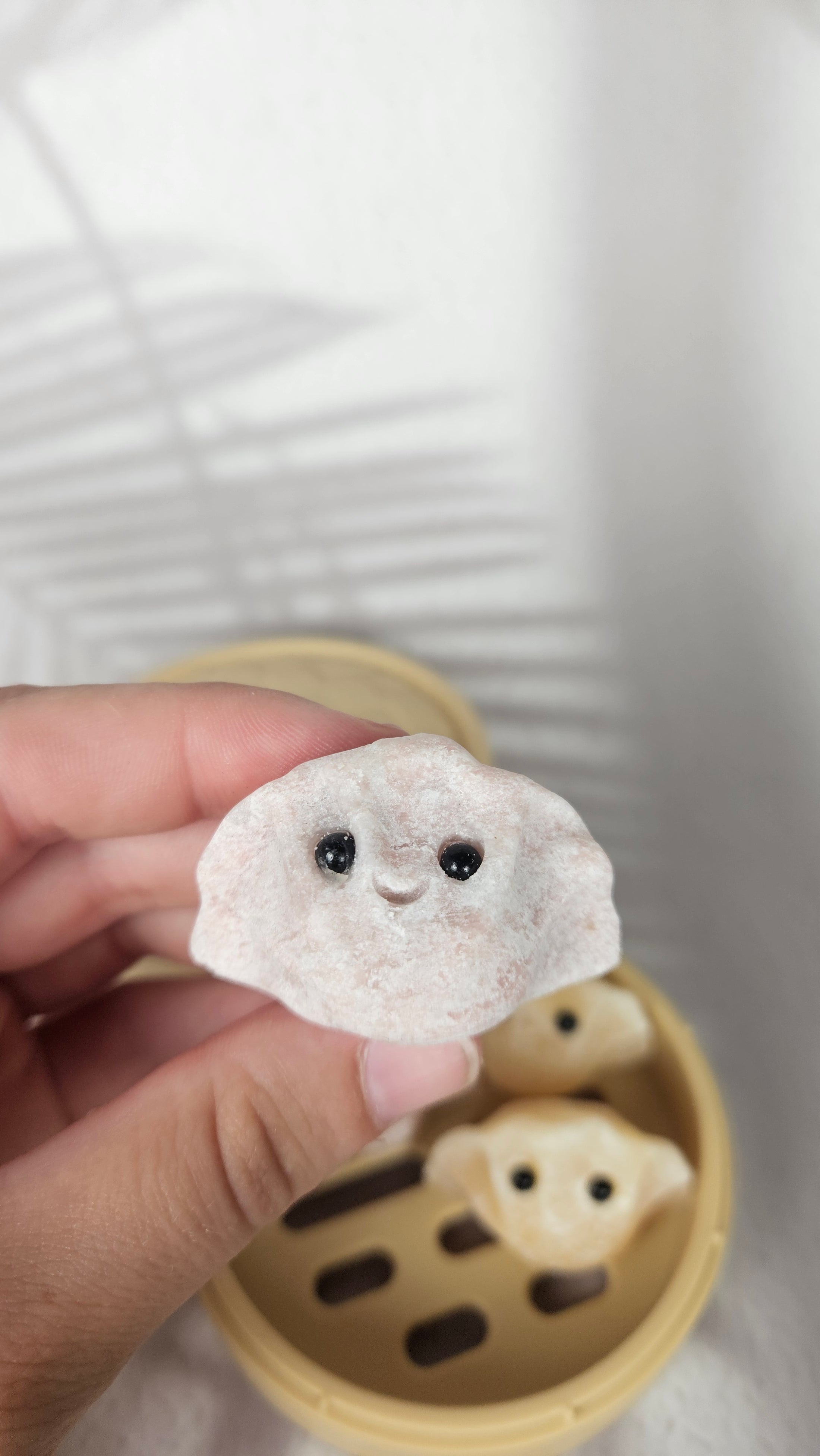 Dumplings aus Pinkem Opal & Orangencalcit (17dum)
