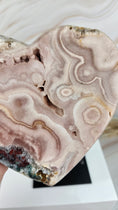 Bild in Galerie-Betrachter laden, Druzy Pink Amethyst Herz (110it)
