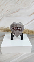 Bild in Galerie-Betrachter laden, Druzy Pink Amethyst Herz (58zz)
