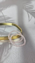 Bild in Galerie-Betrachter laden, Rosenquarz Kinder Kugelarmband (12ros)
