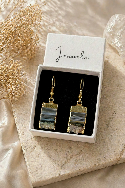 Amethyst Achat Ohrhänger (19us)