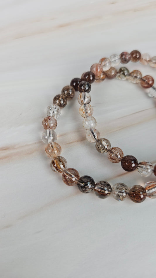 Rutilquarz Kugelarmband (22rq)