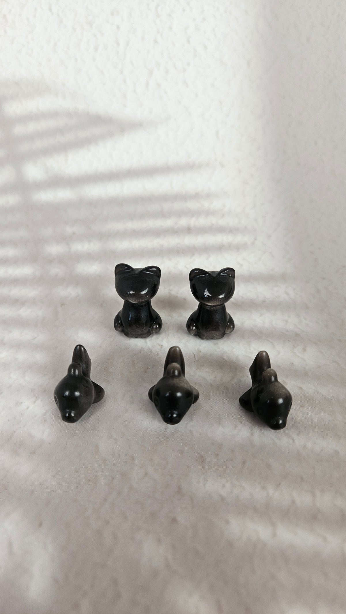 Silberobsidian Katze oder Delfin (7de / 7ka)