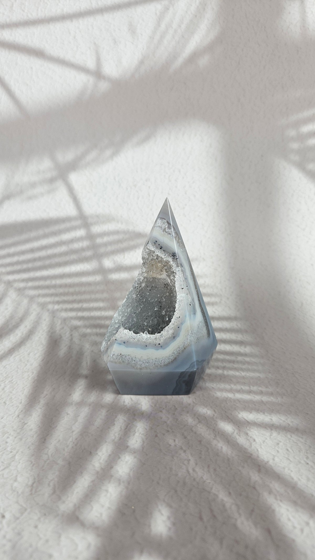 Druzy Achat Spitze (36uw)