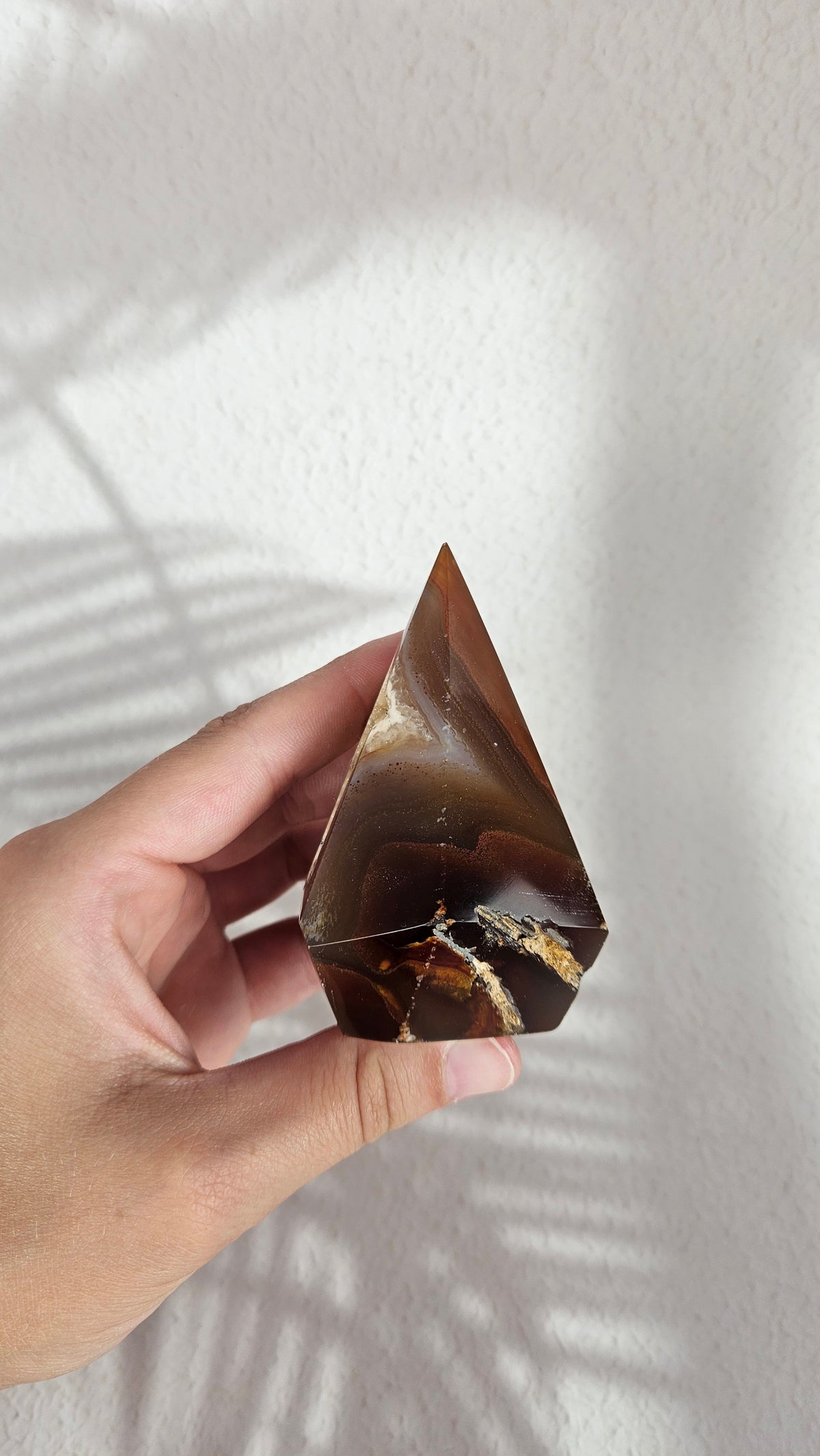 Druzy Achat Spitze (29ach) (B-Ware)