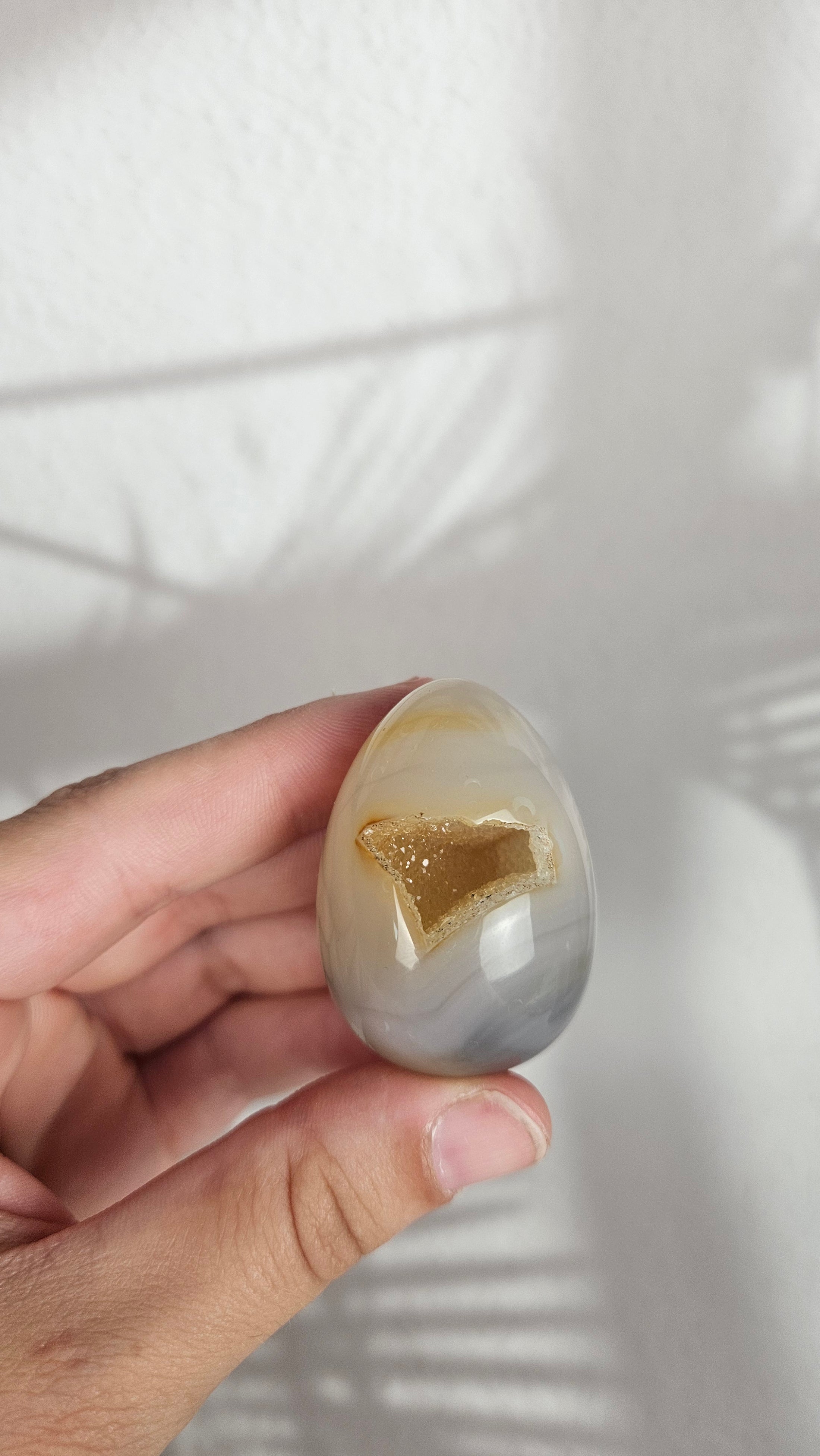 Druzy Achat Ei (15agt)