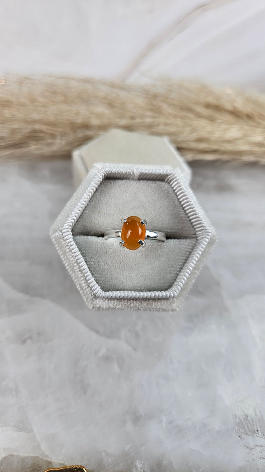 Karneol Ring in Silber (36ka)