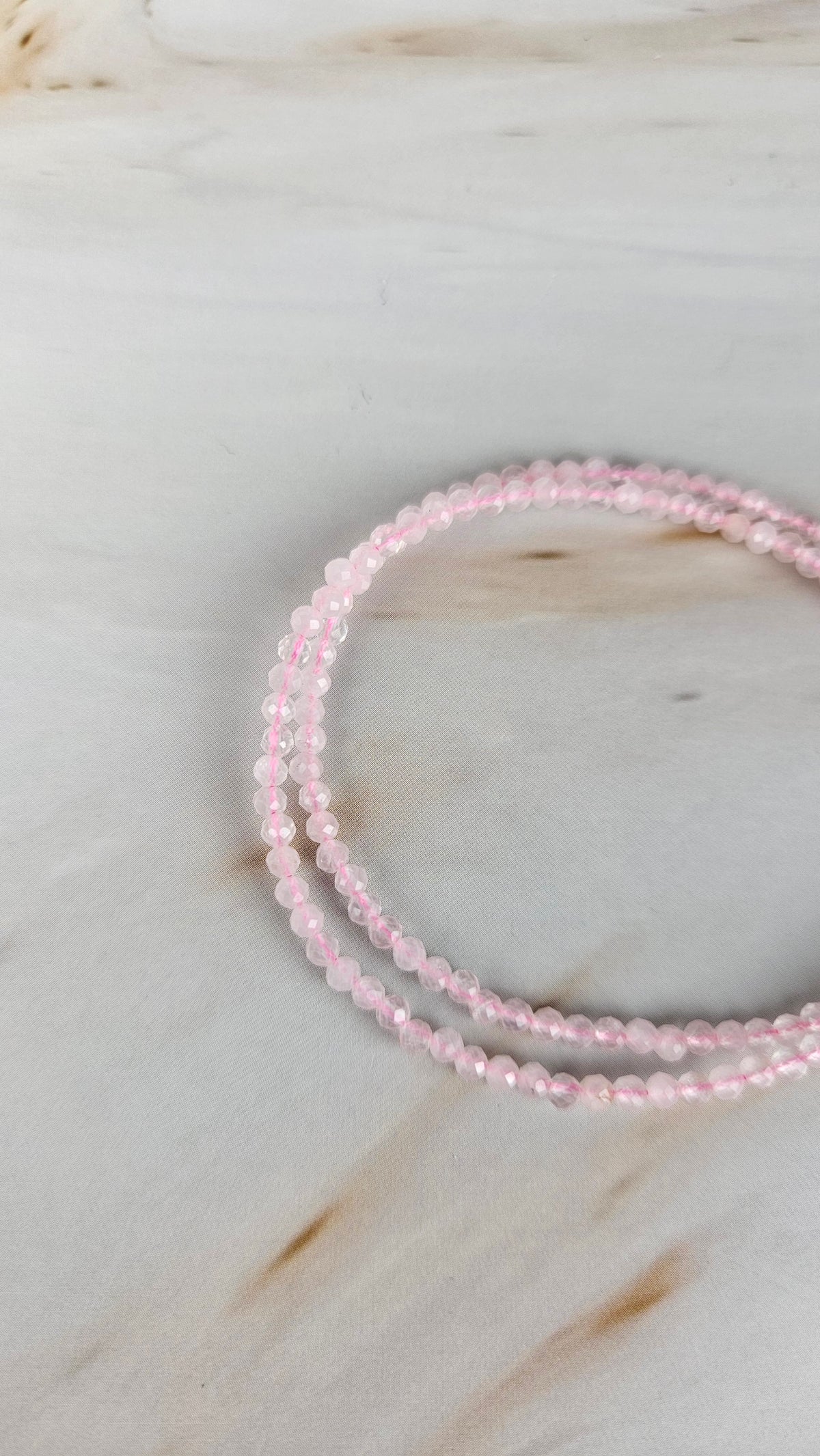 Faccetiertes Rosenquarz Armband mit Magnetverschluss (19roq)