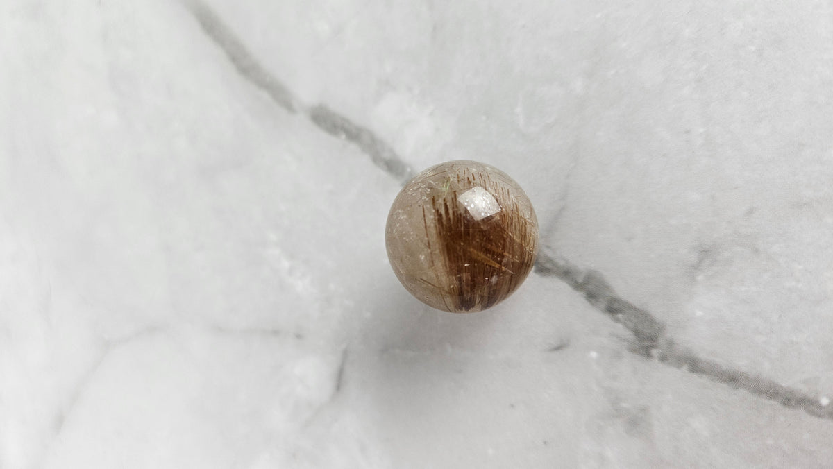 Gold Rutil Kugeln