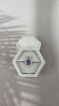 Bild in Galerie-Betrachter laden, 925 Silber Amethyst Anhänger mir Zirkonen (37ams)
