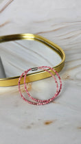 Bild in Galerie-Betrachter laden, Faccetiertes Rhodochrosit Armband mit Magnetverschluss (19rod)
