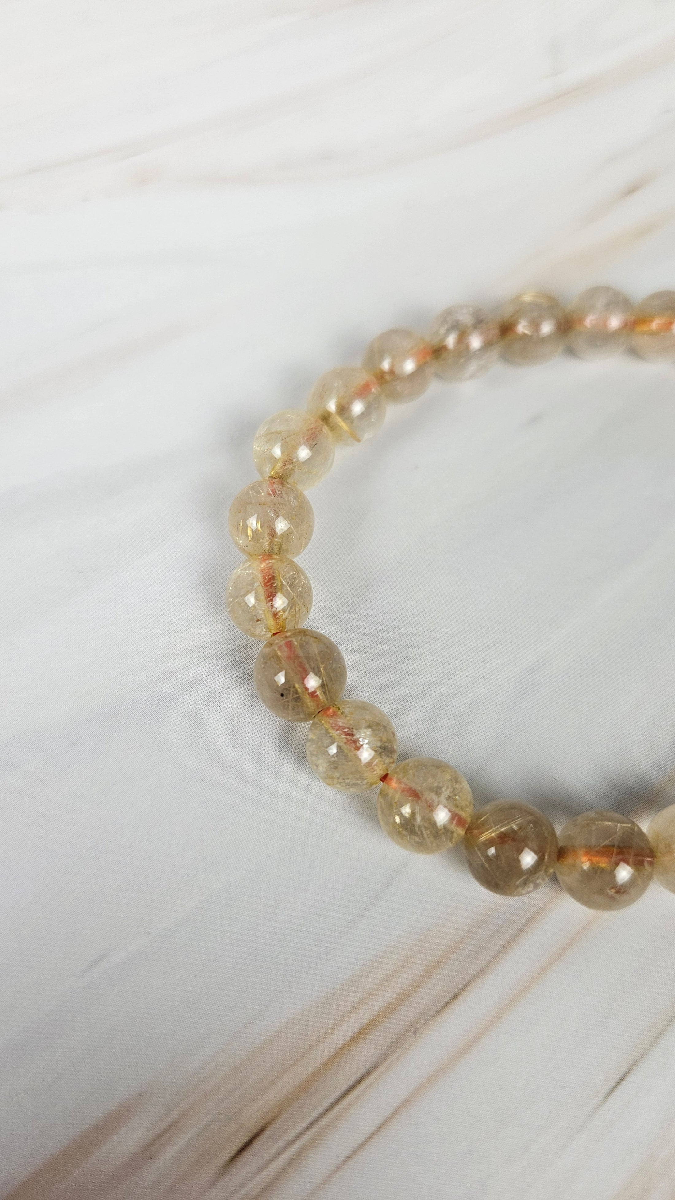 Rutil Kugelarmband (15rus)