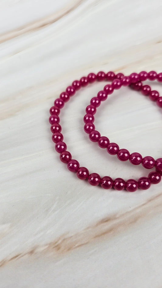 Rubin Kugelarmband (24rub)