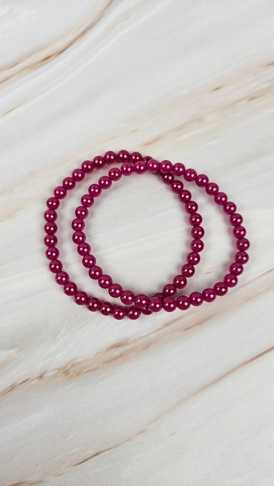 Rubin Kugelarmband (24rub)