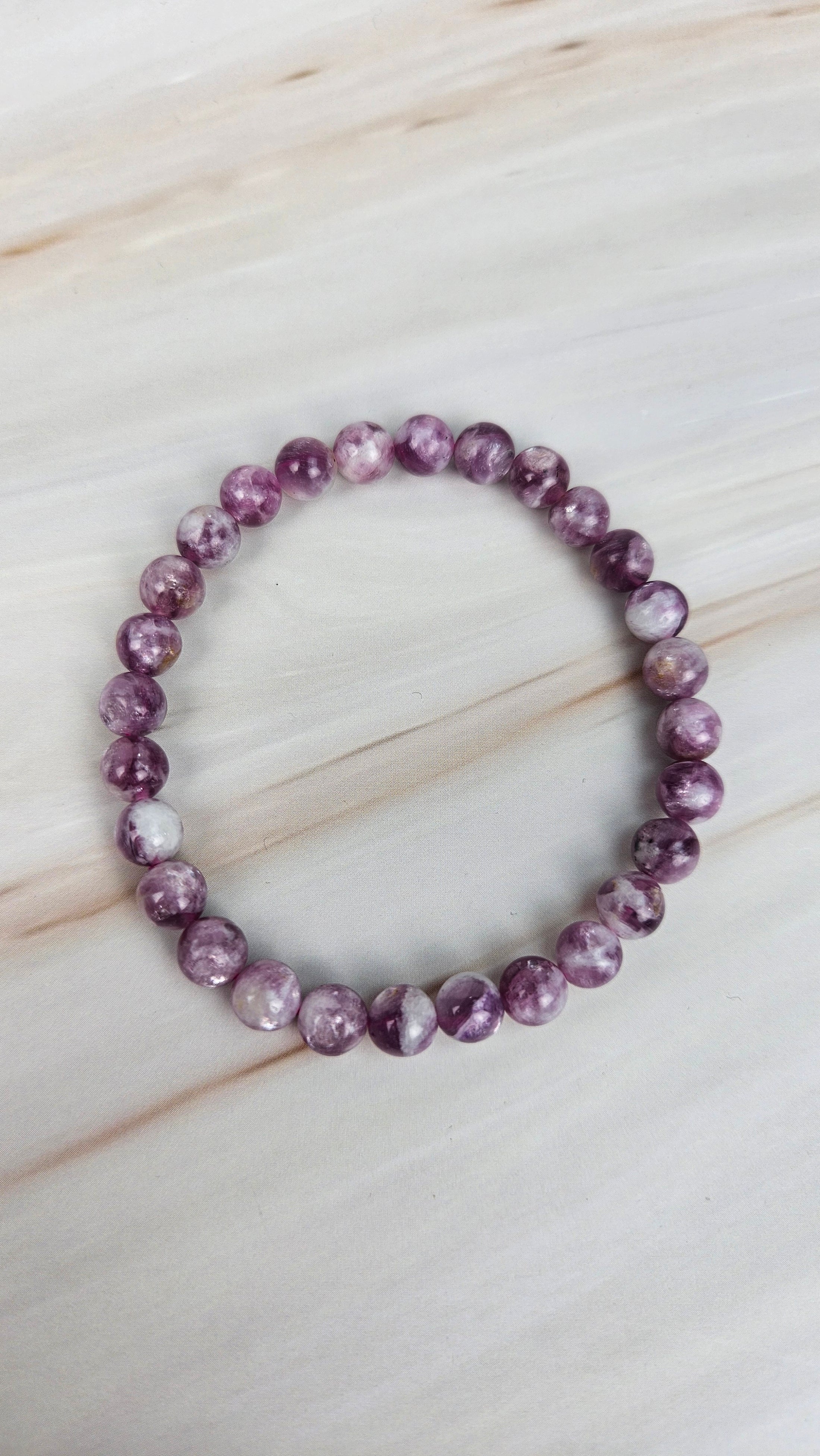 Lepidolith Kugelarmband (14lep)