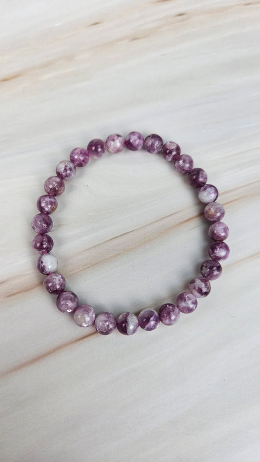 Lepidolith Kugelarmband (14lep)