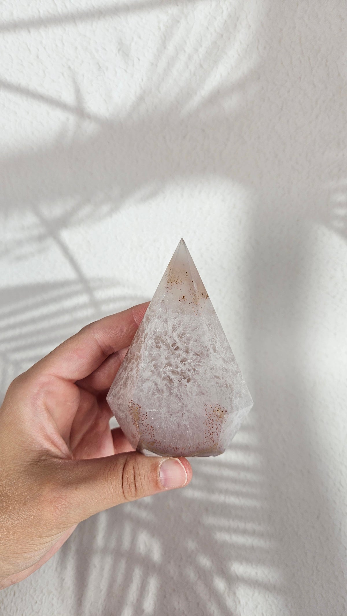 Druzy Achat Spitze (36ww)