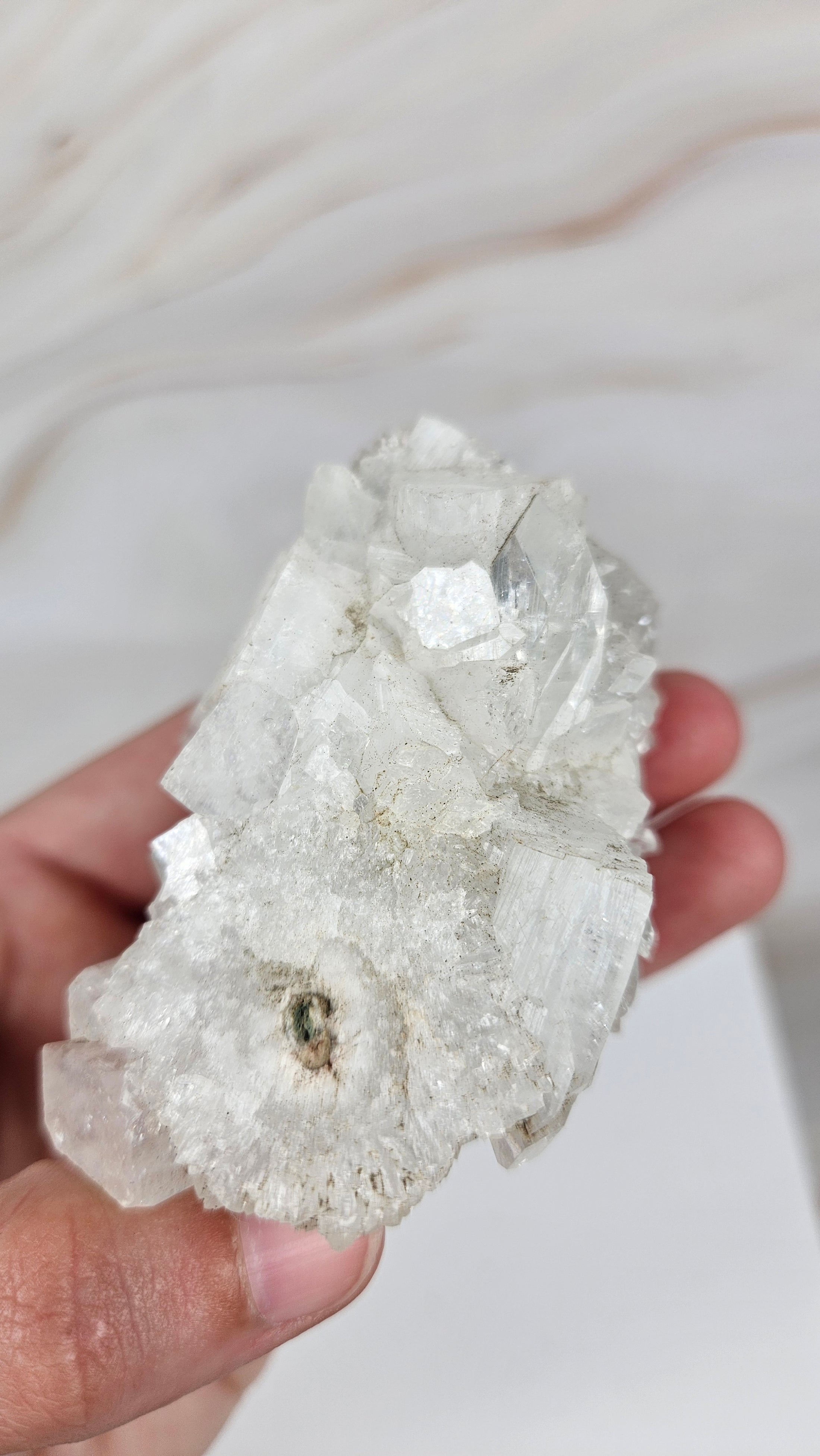 Apophyllit Cluster aus Indien (31y)