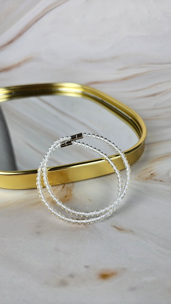 Bergkristall Armband mit Magnetverschluss (19beg)