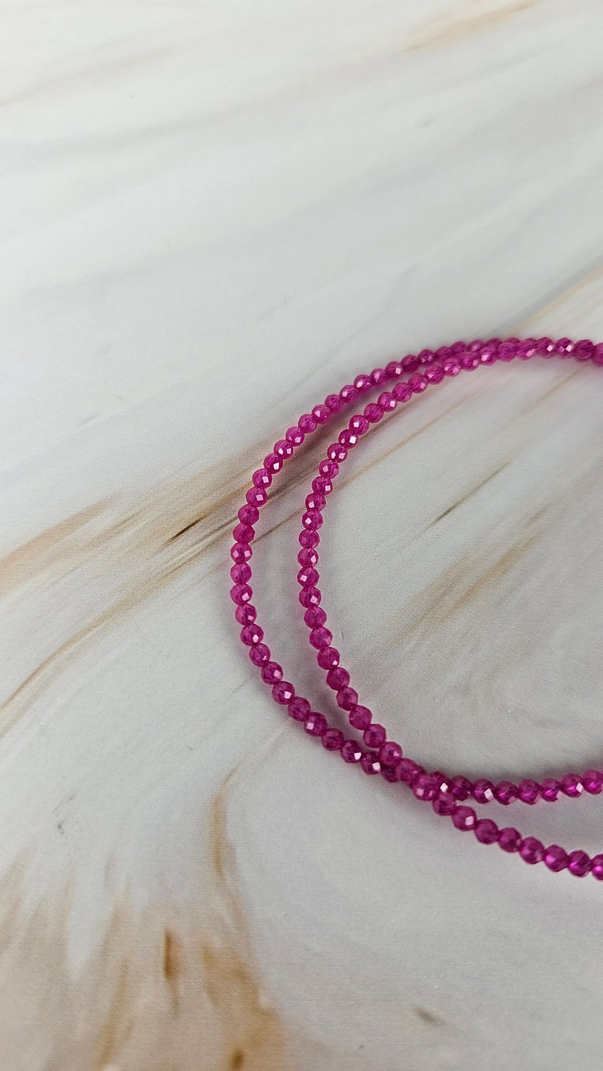Faccetiertes Rubin Armband mit Magnetverschluss (19rub)
