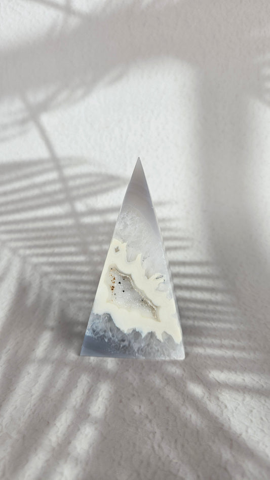 Druzy Achat Pyramide (31tt)