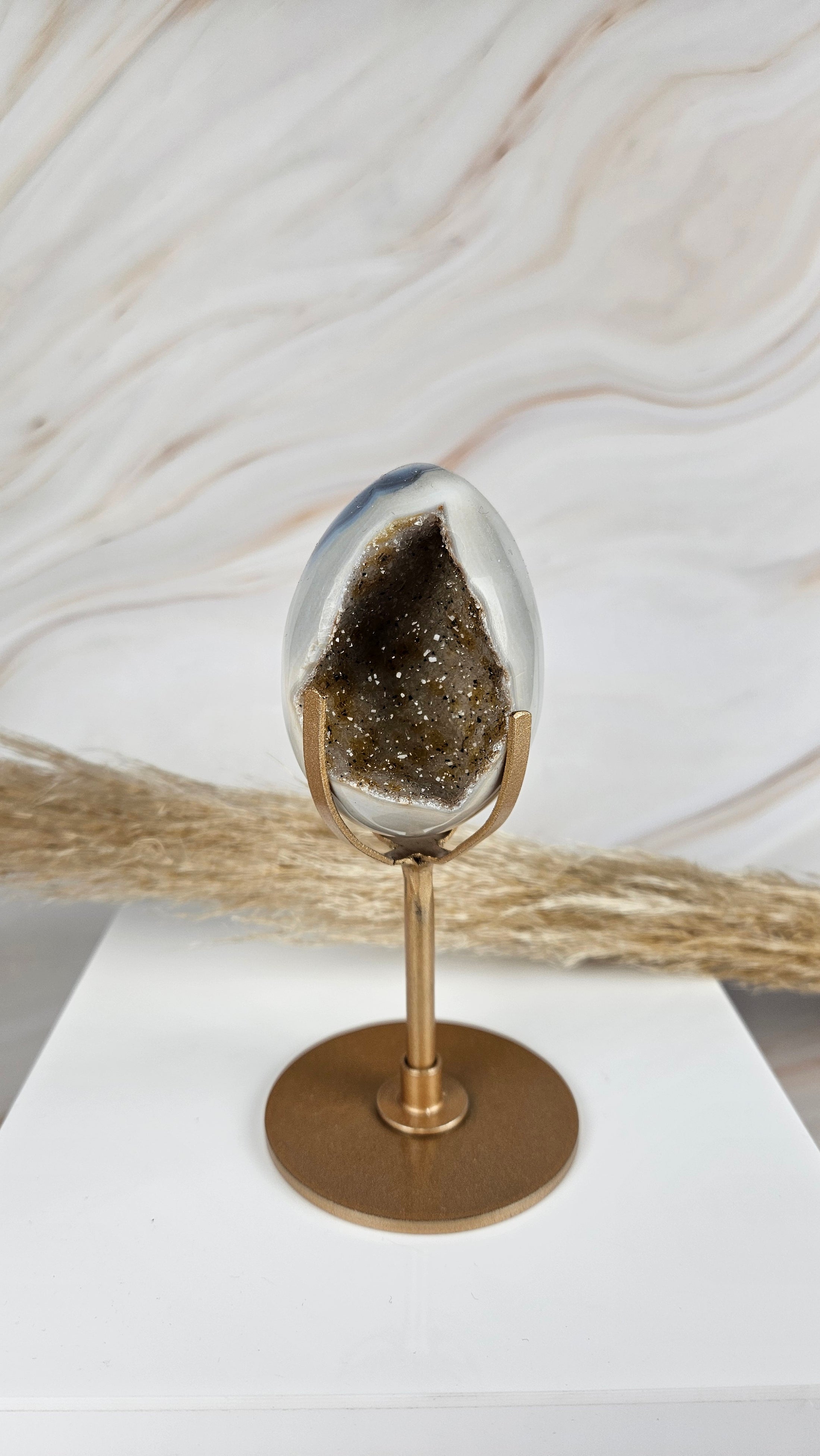 Druzy Achat Ei (53ei)