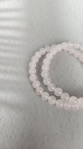 Bild in Galerie-Betrachter laden, Rosenquarz Kinder Kugelarmband (12ros)
