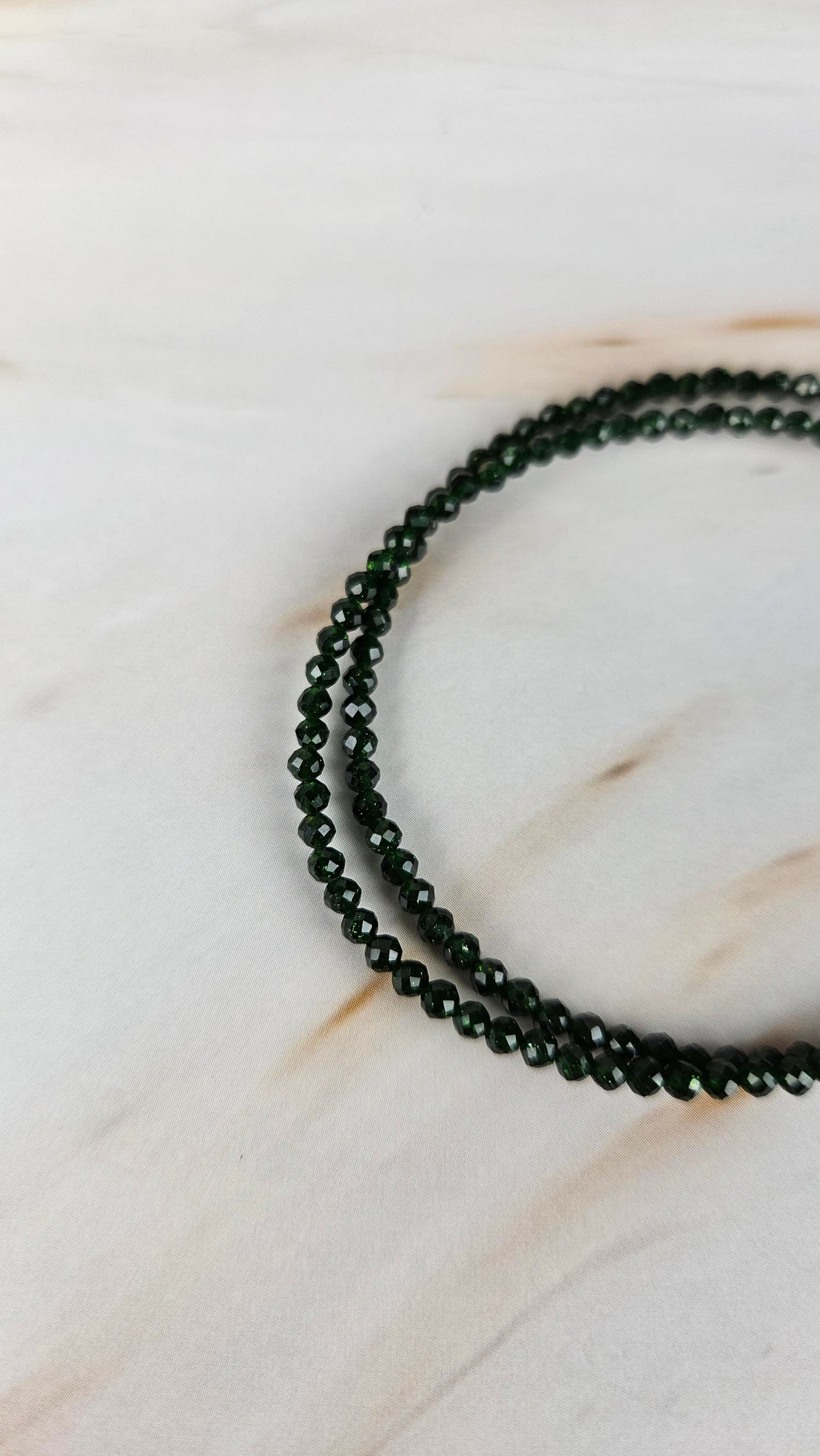 Faccetiertes Grünfluss Armband mit Magnetverschluss (19gru)