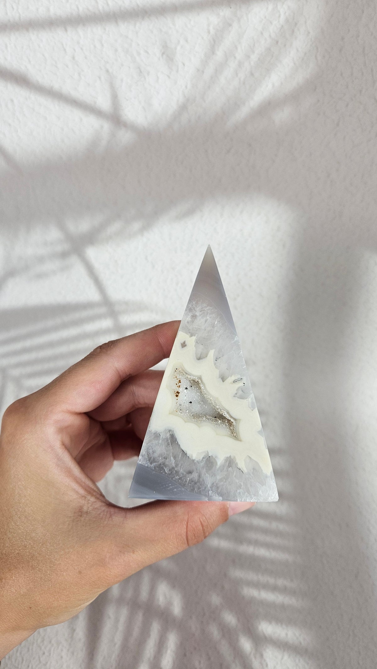 Druzy Achat Pyramide (31tt)
