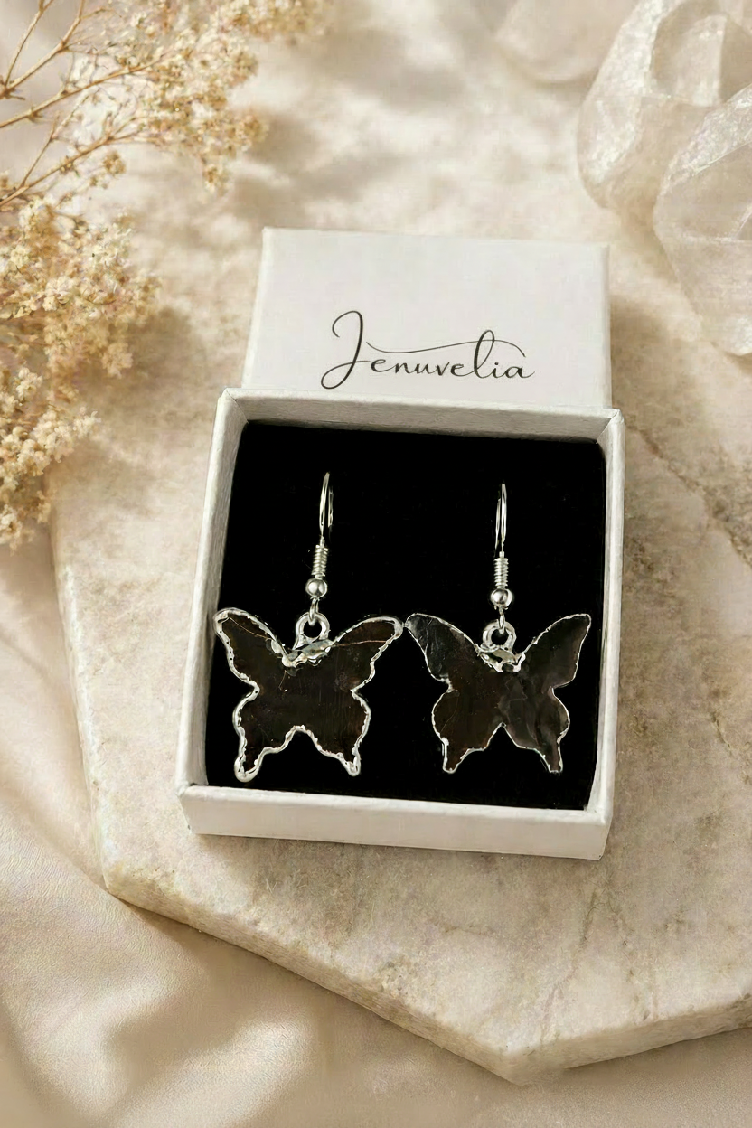 Achat Schmetterling Ohrhänger (20ac)