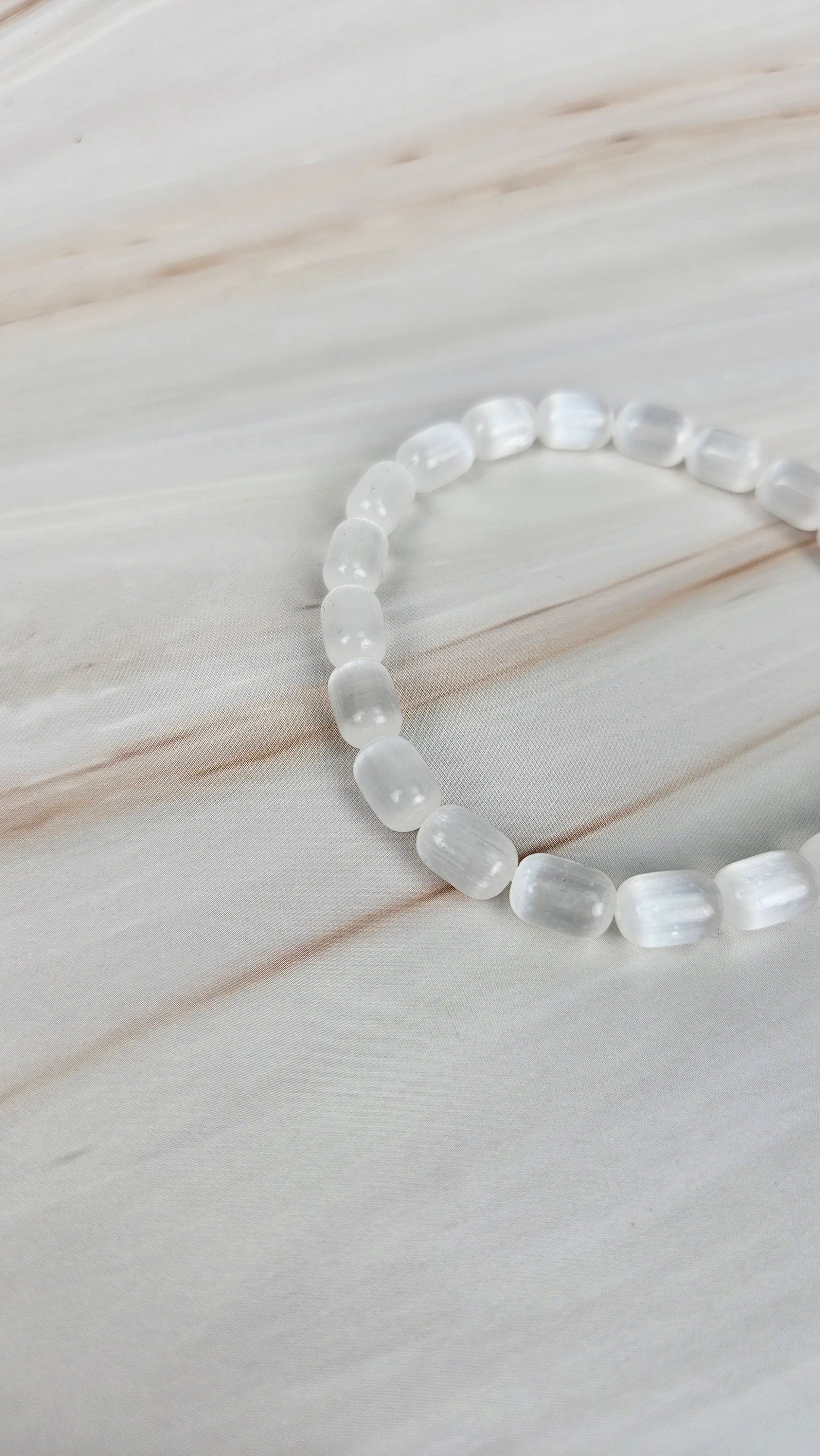 Selenit Armband (13sel)